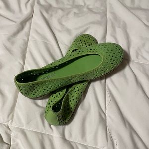 Aerosoles Lime Green Ballet Flats